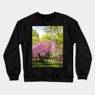 Spring - Flowering Trees in the Park Crewneck Sweatshirt